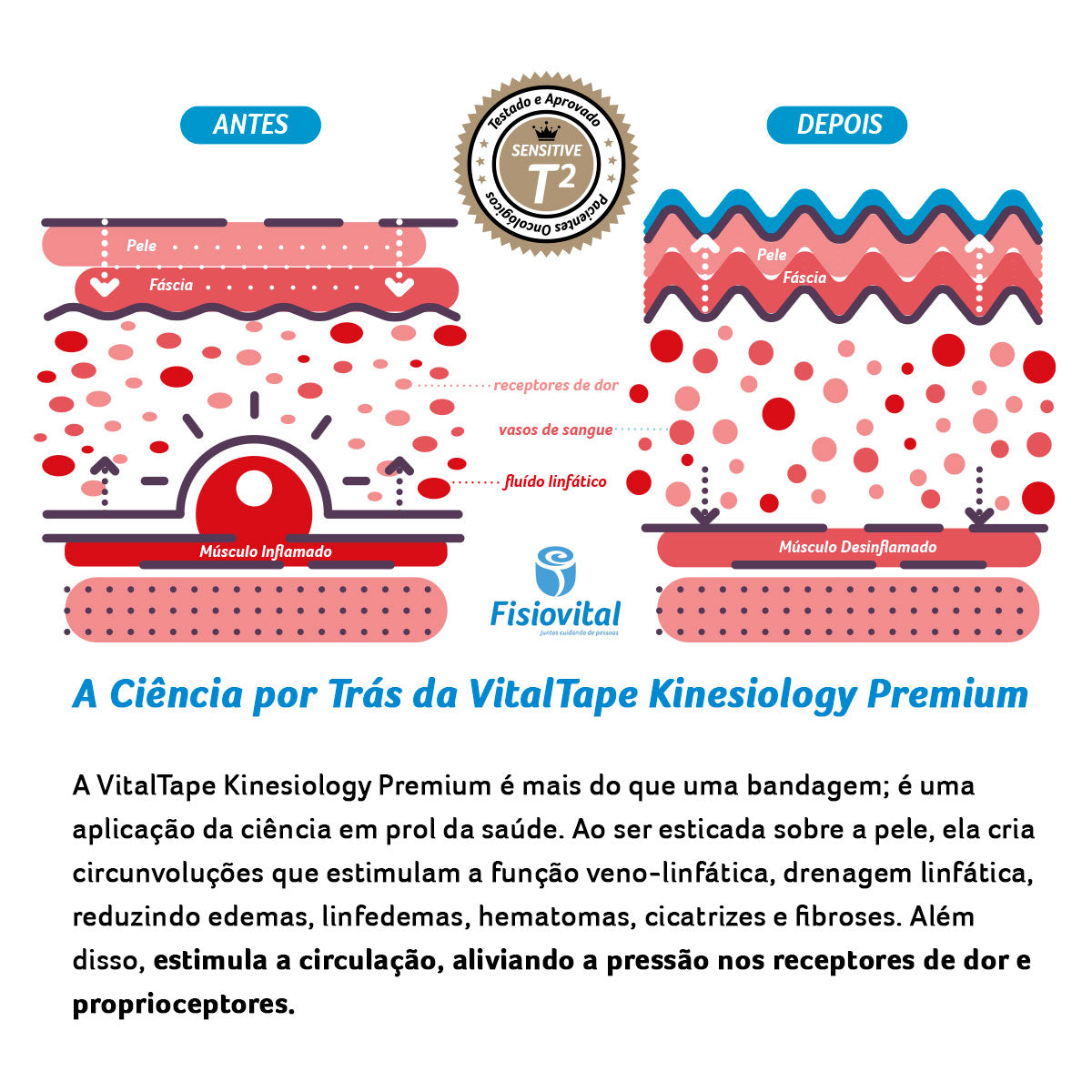 Vitaltape Kinesiology Premium 2,5cm