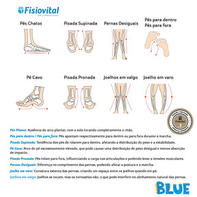 BLUE - Tênis Ortopédico